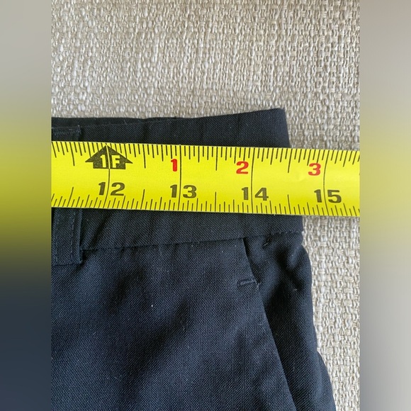 Theory Pants Women’s 2 Wool Trousers Wide Leg Low Rise Y2K Vintage Office Siren - Picture 9 of 12